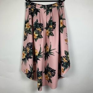 ASOS High Low Hawaiian print skirt